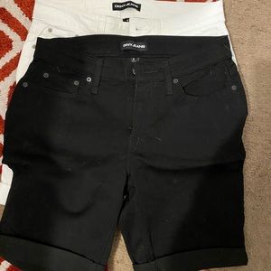 DKNY knee length jean shorts NWOT